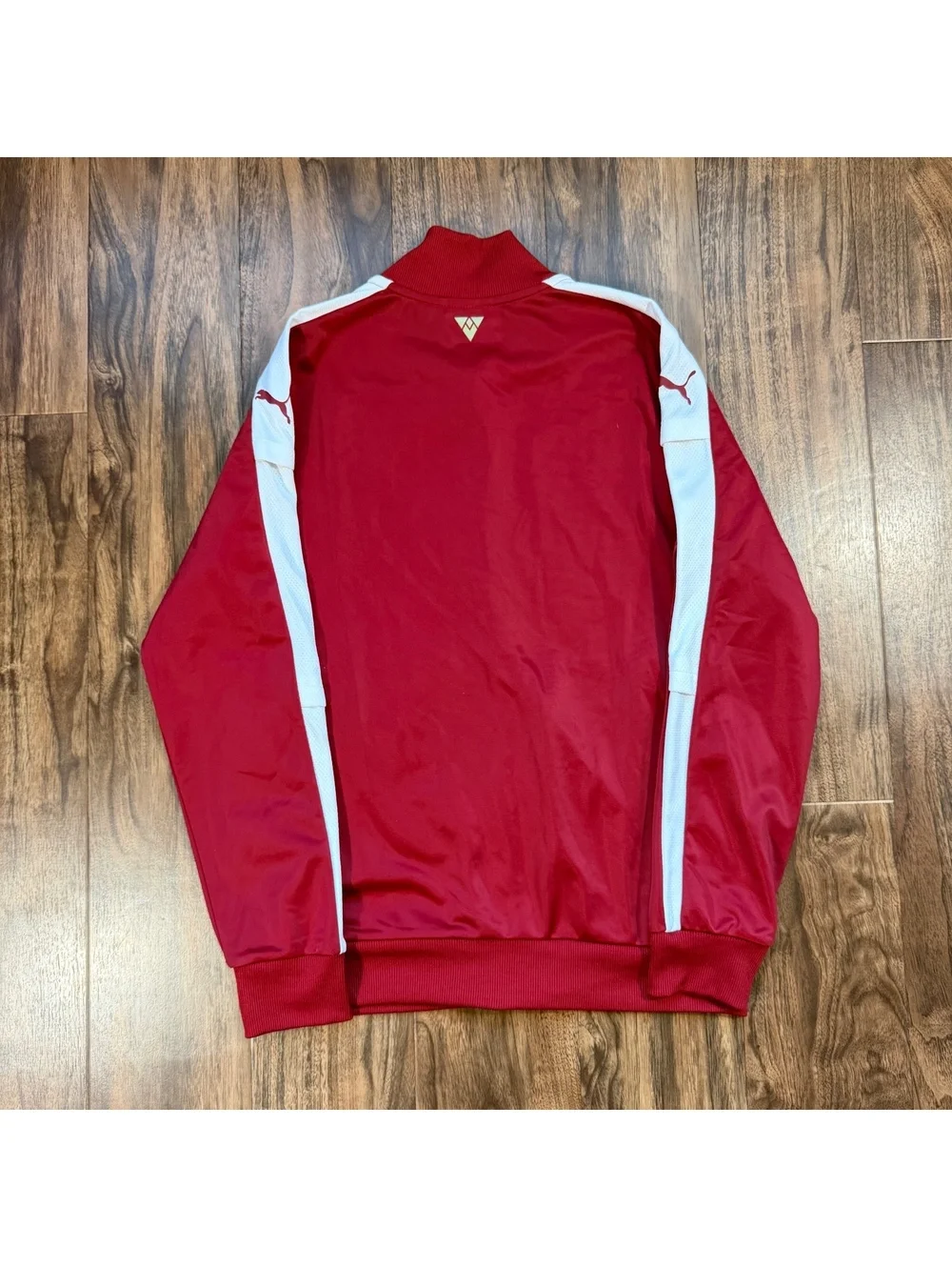 Puma Arsenal FC Track Jacket 2015/16 Small Red White Full Zip Training Coat